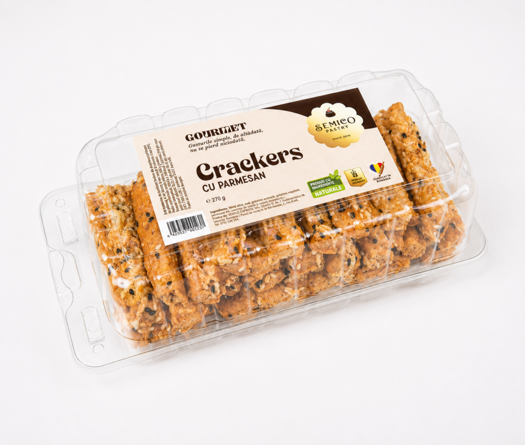 Crackers cu parmezan
